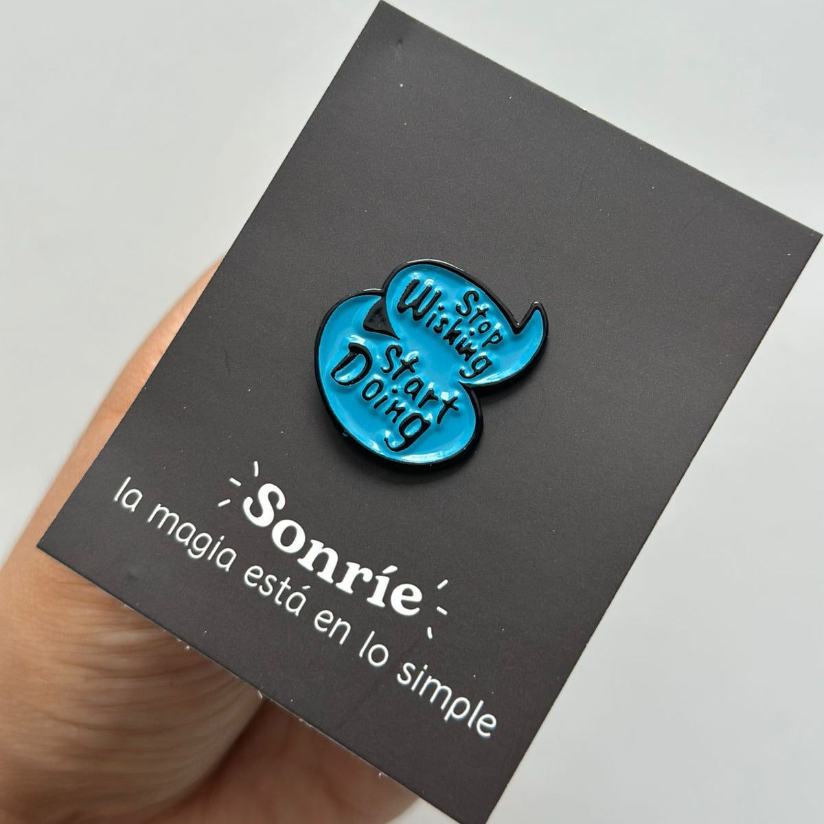 Pin stop wishing star doing