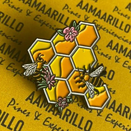 Pin panal de abejas 3