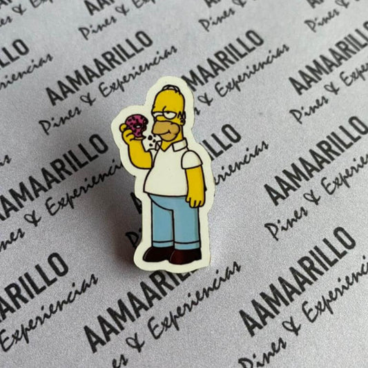 Pin Homero rosca plano